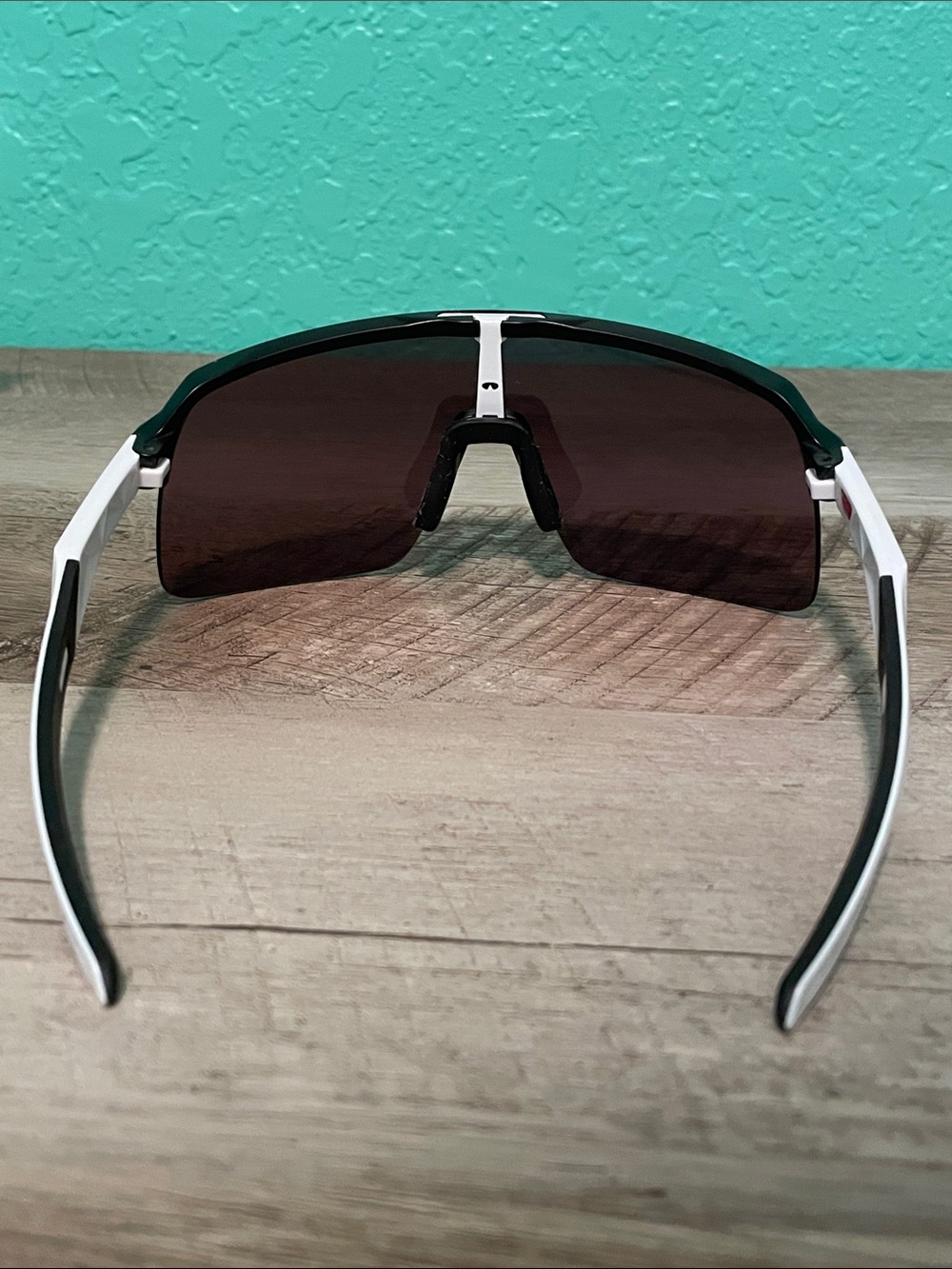Oakley Sutro Lite with Prizm Shield-Style Sunglasses in Black and White - Picture 5 of 11